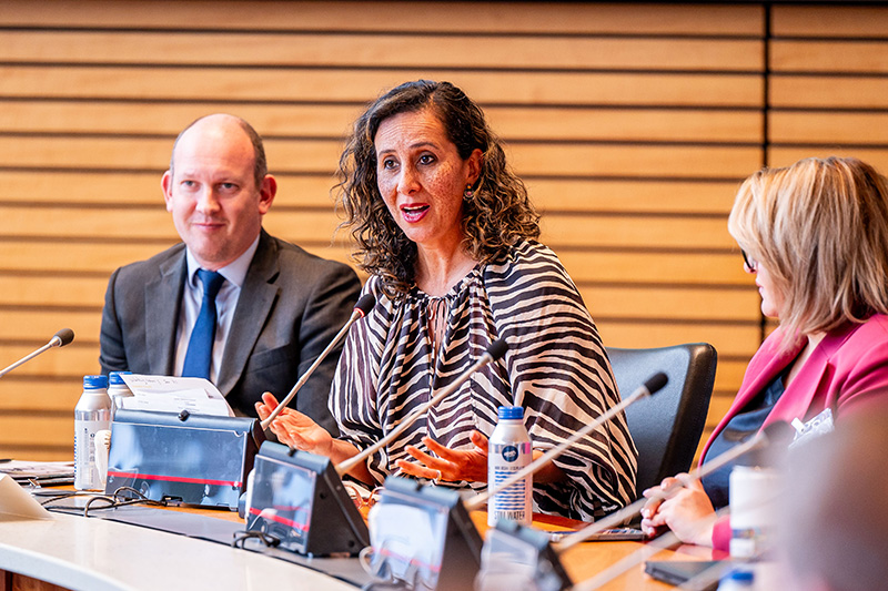 Claudia Adriazola-Steil, Deputy Director, Global Urban Mobility, and Director, Health & Road Safety, WRI Ross Center For Sustainable Cities spoke at the conference.